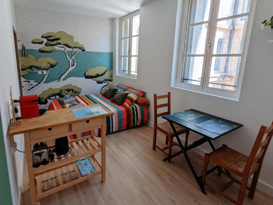 Studio Calanques Pres Du Vieux Port Marseille Bagian luar foto