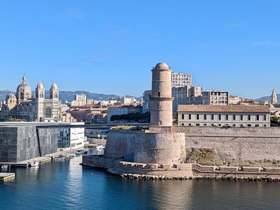 Studio Calanques Pres Du Vieux Port Marseille Bagian luar foto