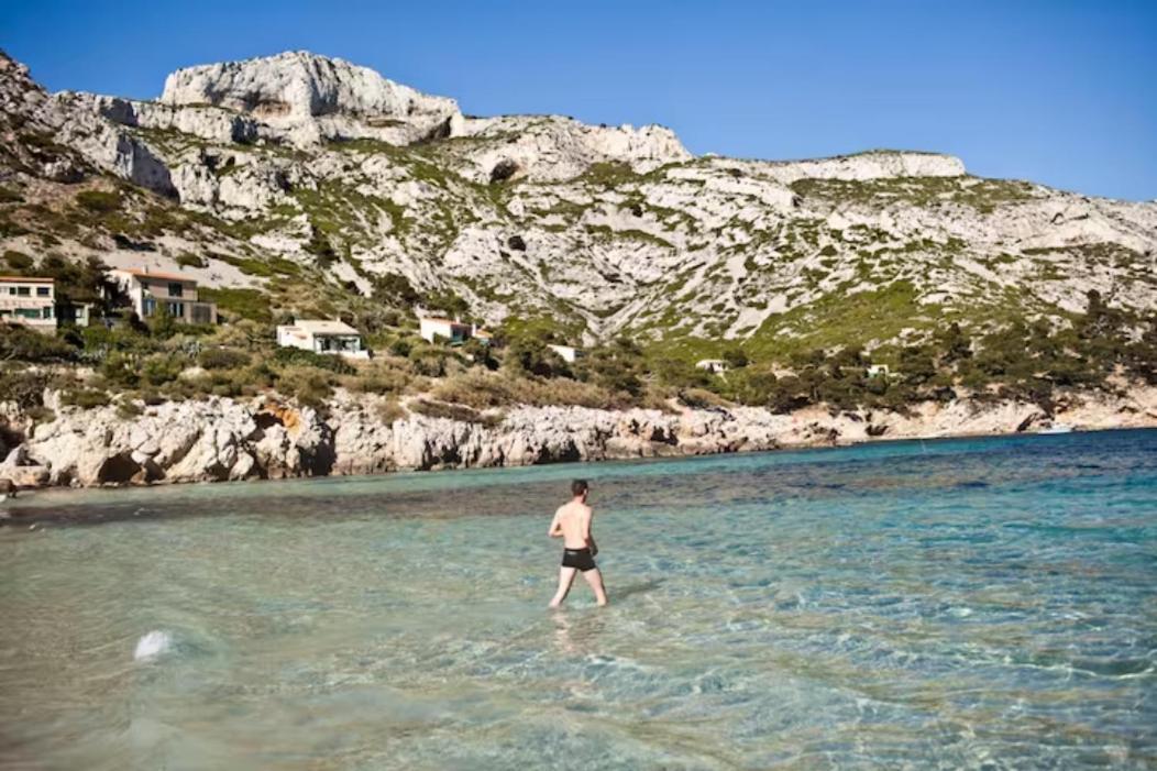 Studio Calanques Pres Du Vieux Port Marseille Bagian luar foto