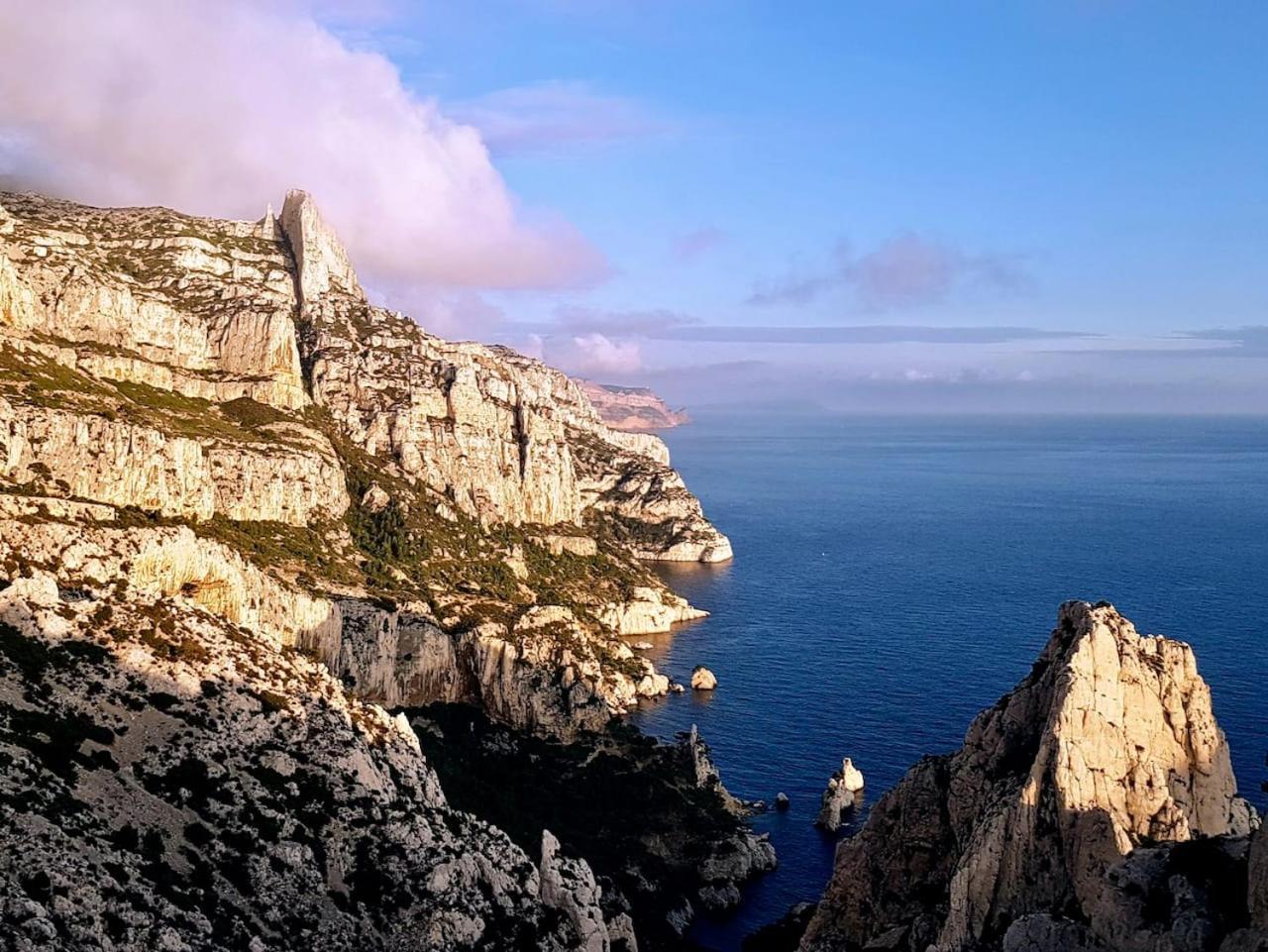 Studio Calanques Pres Du Vieux Port Marseille Bagian luar foto