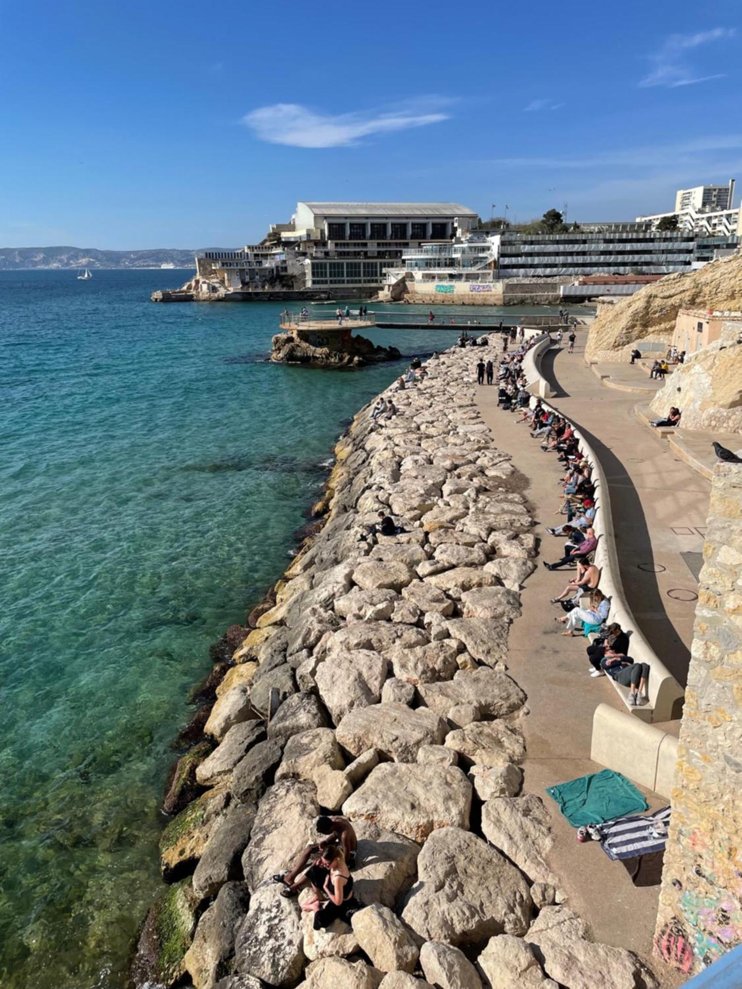 Studio Calanques Pres Du Vieux Port Marseille Bagian luar foto